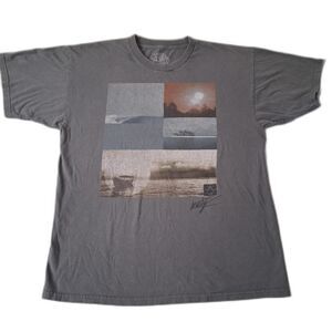 Rusty Surfboards Photo Grid Tshirt Size L Skater Grunge